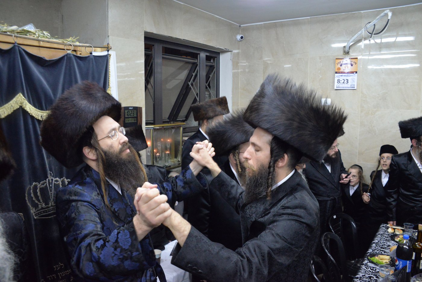 בבית המדרש 'היכל יצחק' - ספינקא סיימו ש"ס