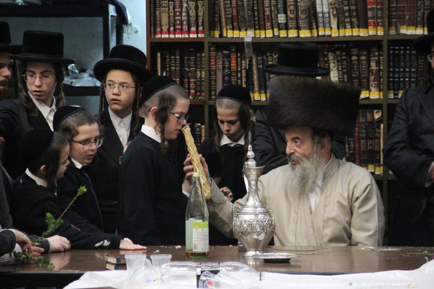האדמו"רים מנדבורנה-צפת ולעלוב בצוותא בבני ברק