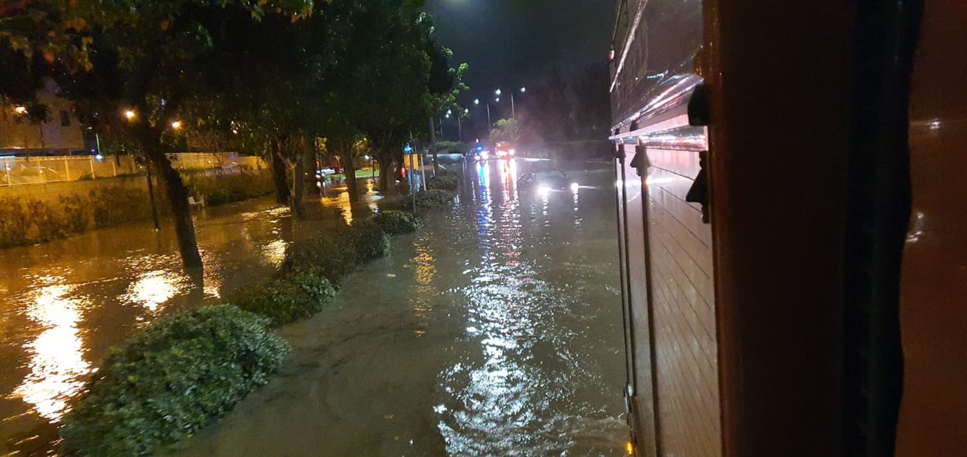 ההצפה באשקלון