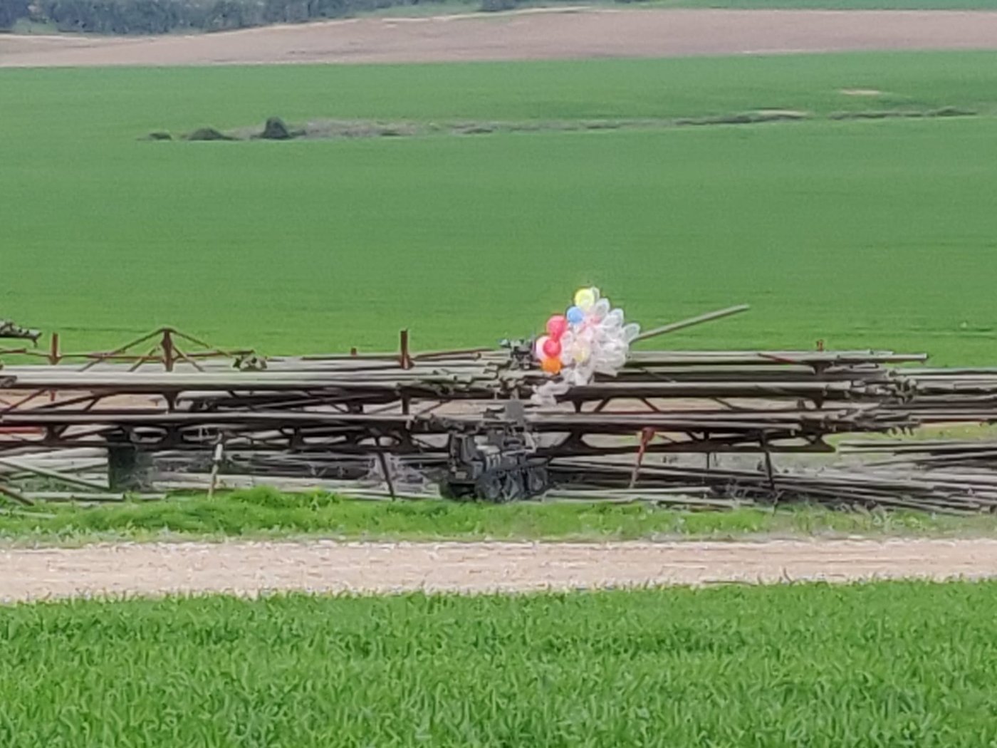 בקריית גת ובשדרות: בלוני נפץ מהרצועה