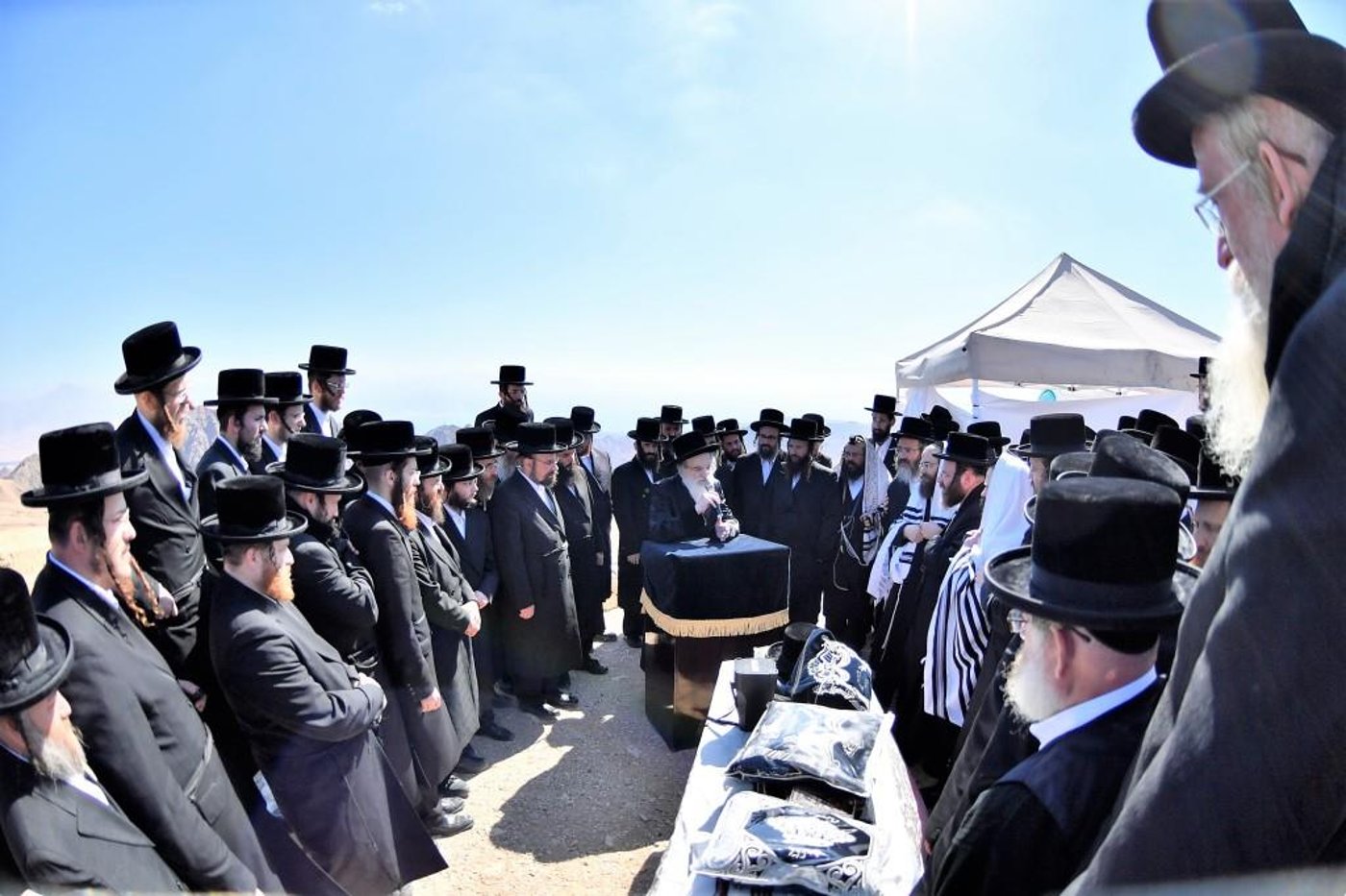 המסע המלא של נגידי ויז'ניץ בראשות הרבי לסיני - צפו