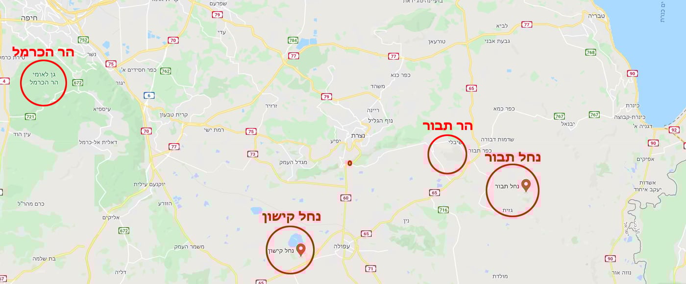 פלפול לשבת: "נחל קישון" או "נחל תבור"?