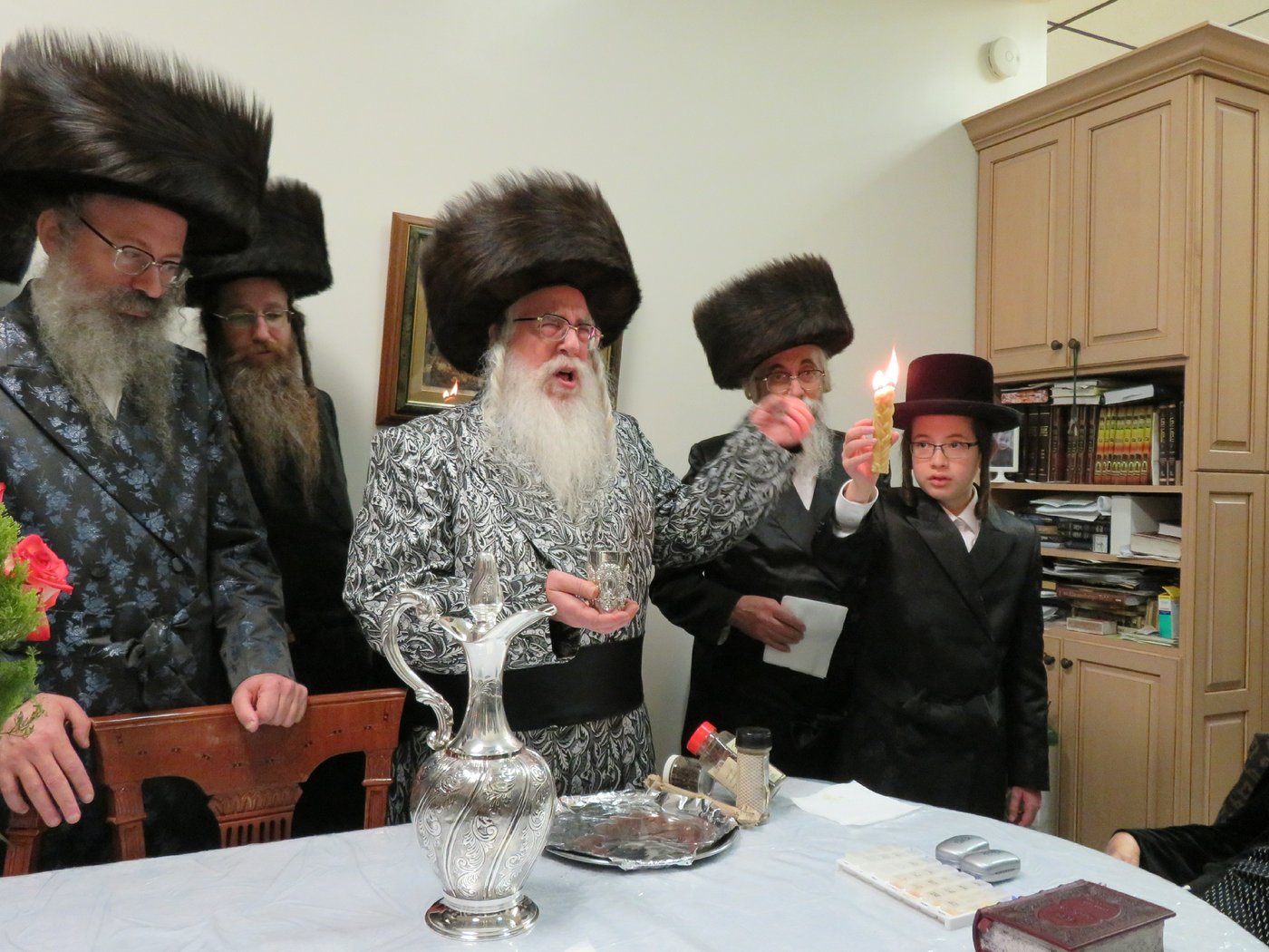 האדמו"ר מצאנז בארה"ב (צילום: א.פ)