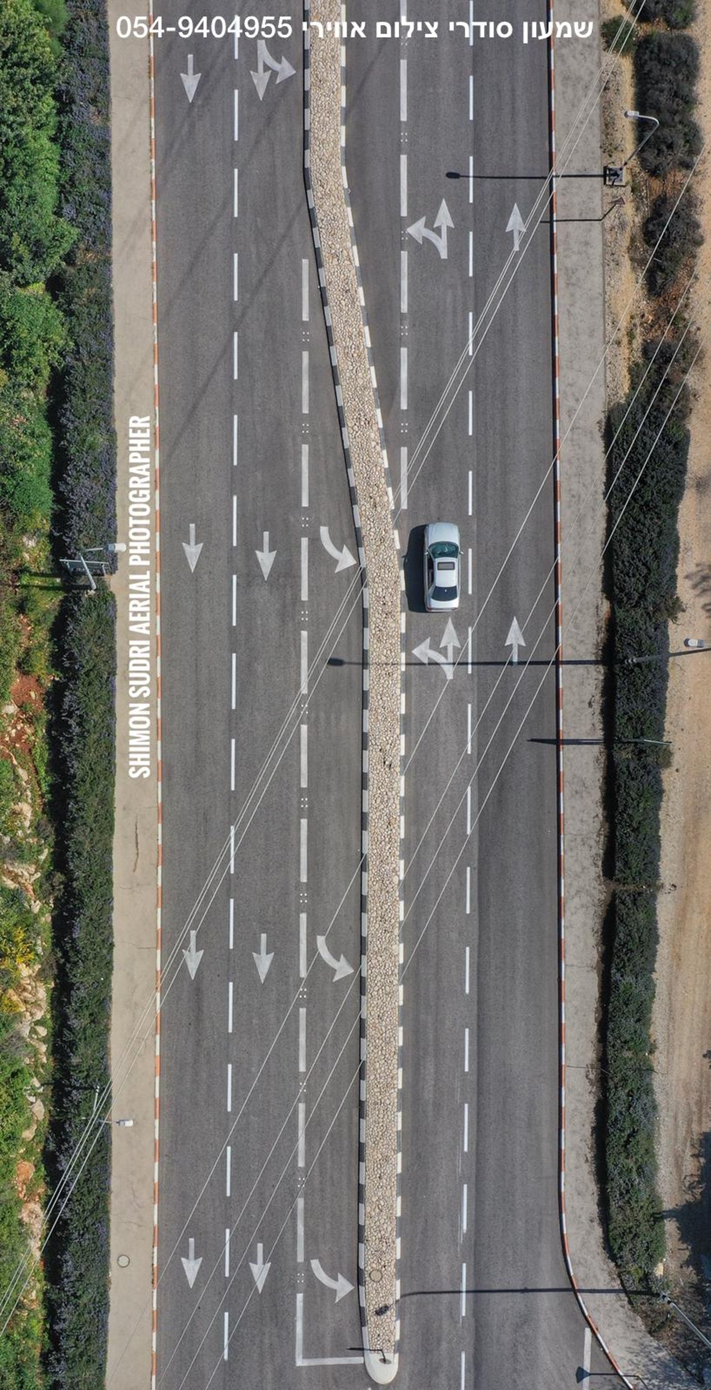 תיעוד רחפן: הכביש המוביל למירון - ריק