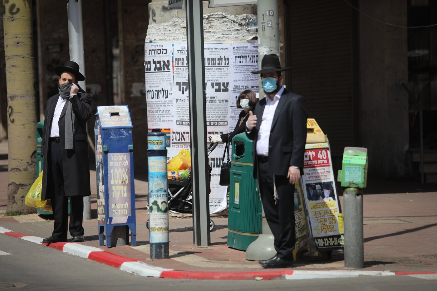 גלריה נרחבת: העיר בני ברק תחת הסגר