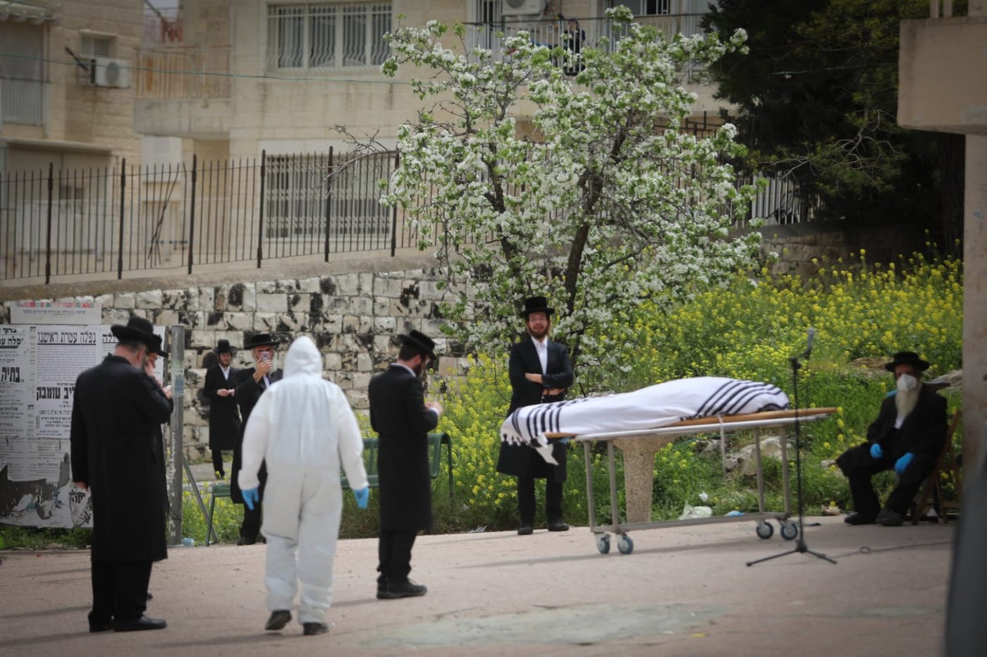 בצל ה'קורונה': כך "אבא של מירון" הובא למנוחות • גלריה