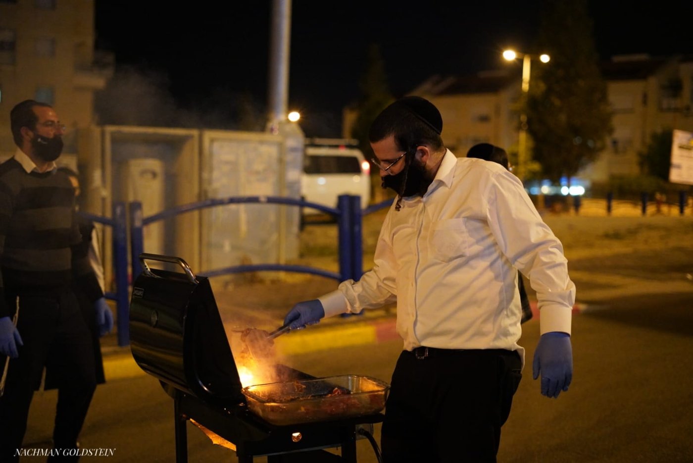 ברמת בית שמש: החסידים ערכו סעודה לחיילים • צפו