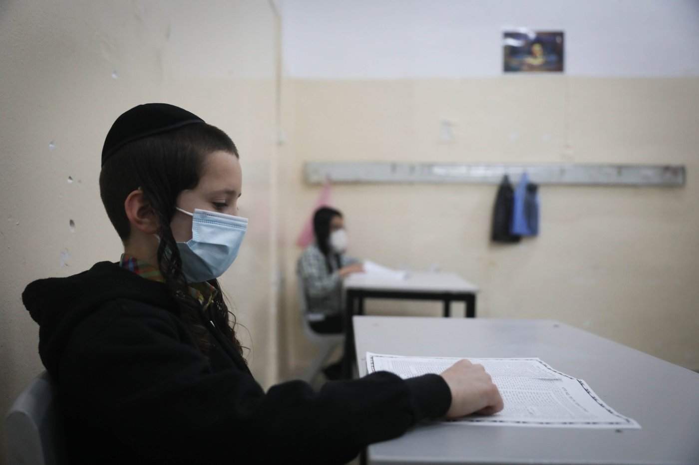 כך נראה חיידר בימי קורונה • גלריה מיוחדת