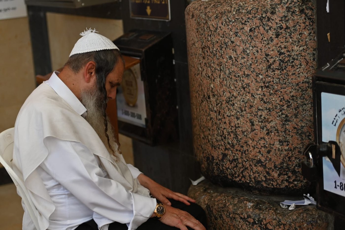 במתכונת מצומצמת: הגר"ש ארוש אצל 'רבי מאיר בעל הנס'