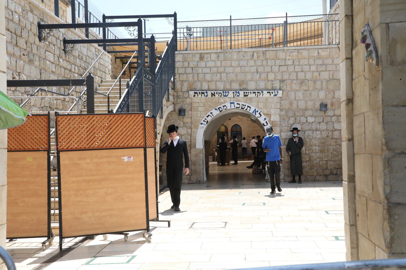 כך נראה ציון הרשב"י שעות לפני ההילולא