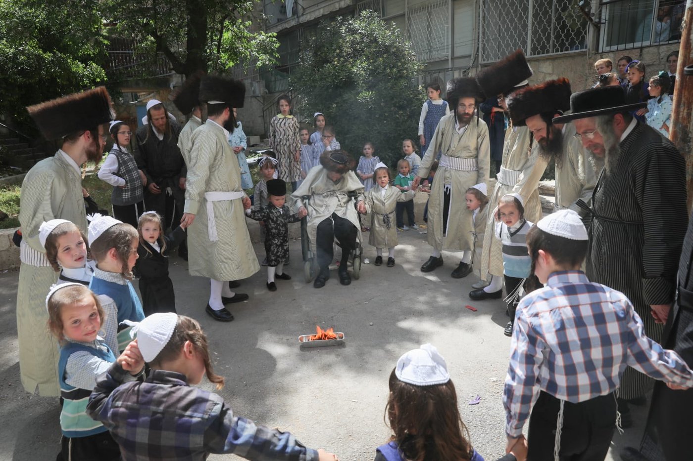 מרגש: החלאקה של הנכדים לניצול השואה