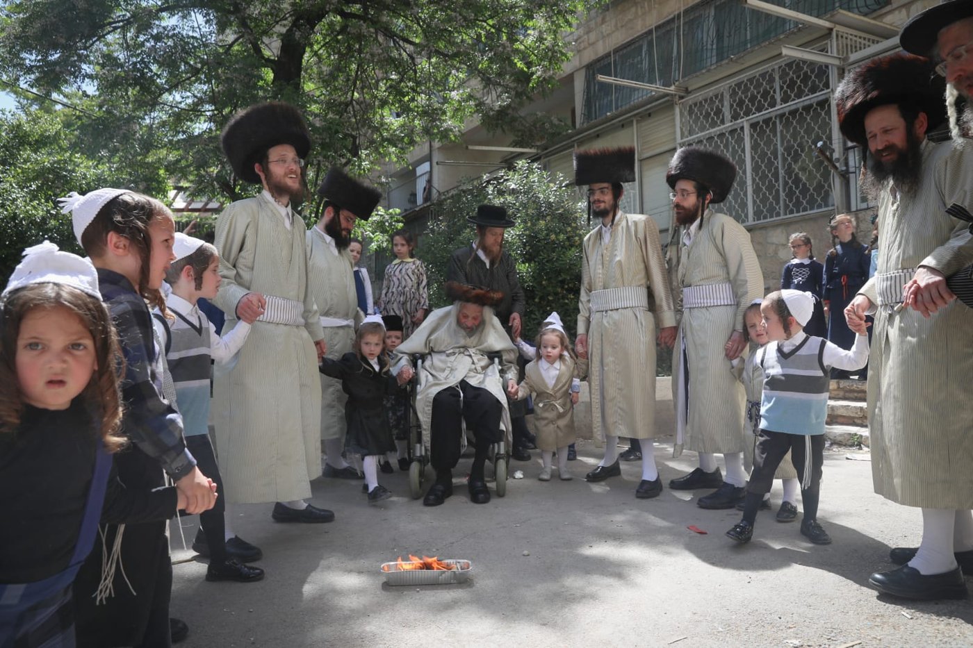 מרגש: החלאקה של הנכדים לניצול השואה