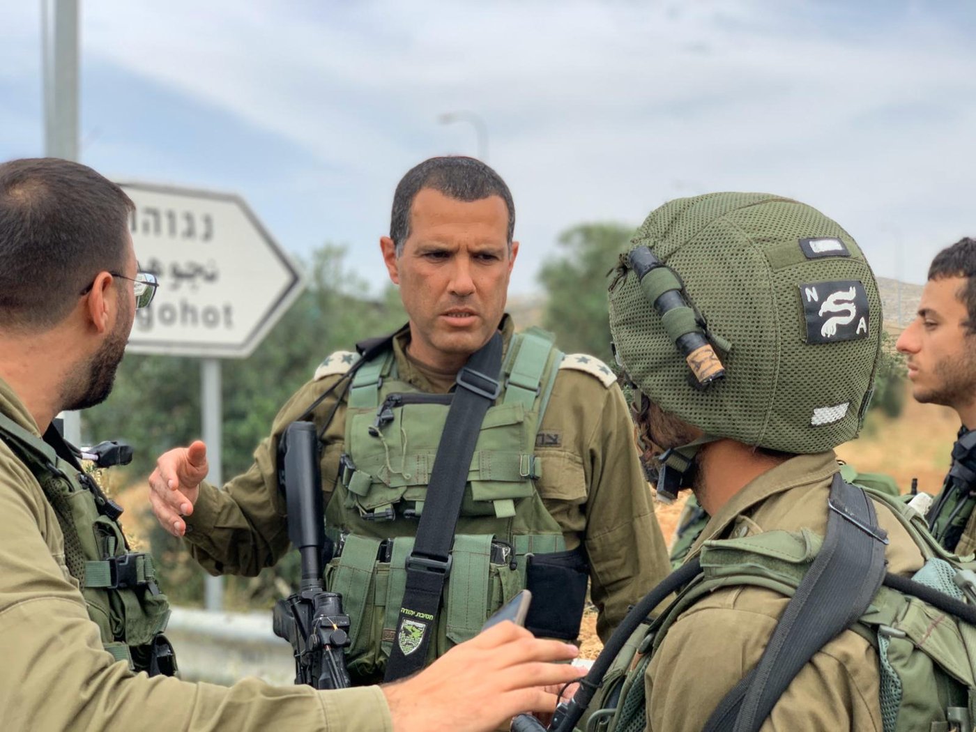 מפקד חטיבת ״יהודה״, אלוף-משנה איתמר בן חיים בזירה