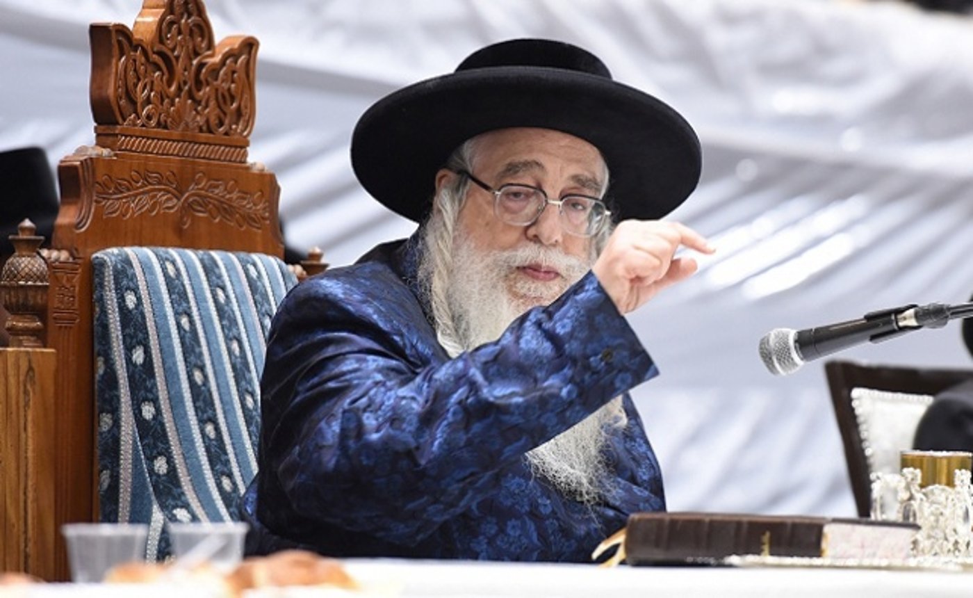 הרבי מצאנז. (צילום: משה גולדשטיין