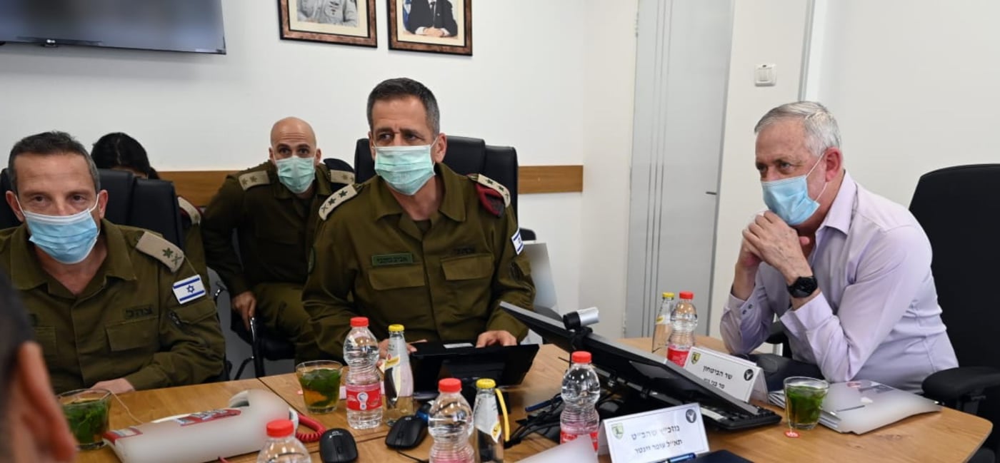 תיעוד: הביקור הראשון של בני גנץ בפיקוד הצפון