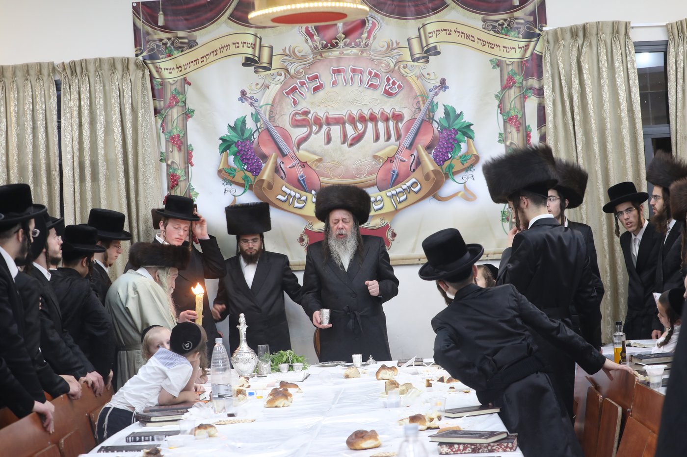 בזוועהיל חגגו שבת שבע ברכות לנכדת האדמו"ר