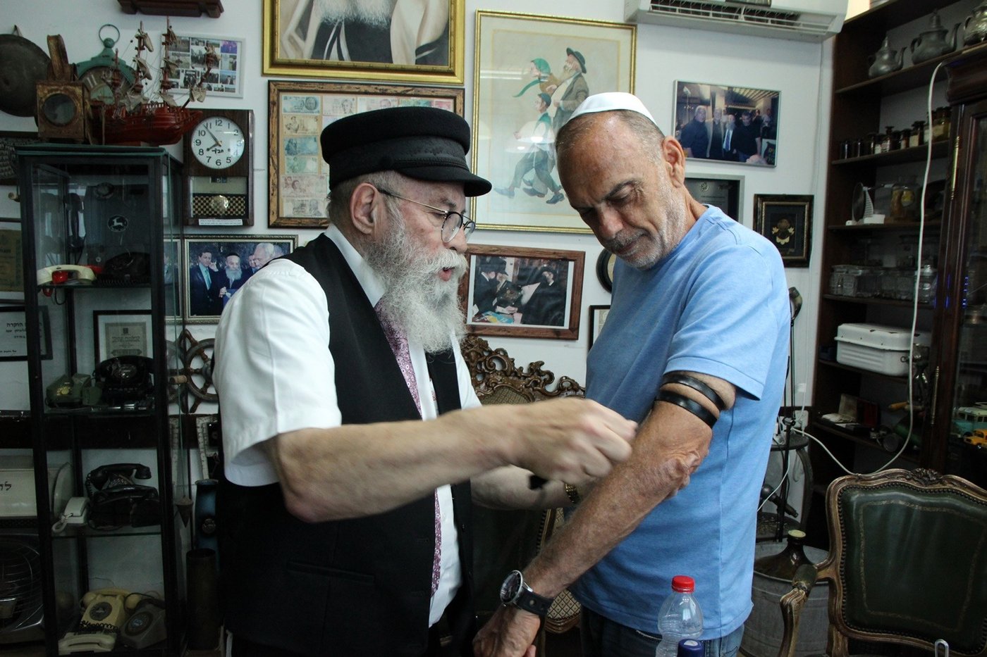 תיעוד: כשאברהם גרנט ופיני גרשון נפגשו