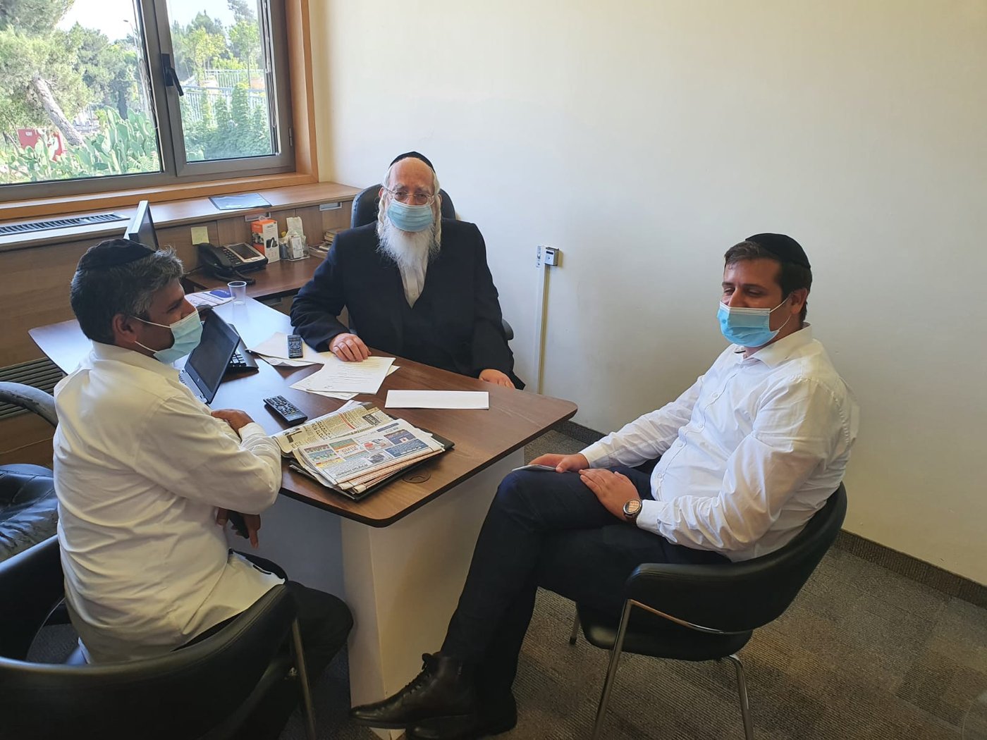 הפגישה של אלחרר ולוי היום, עם אייכלר