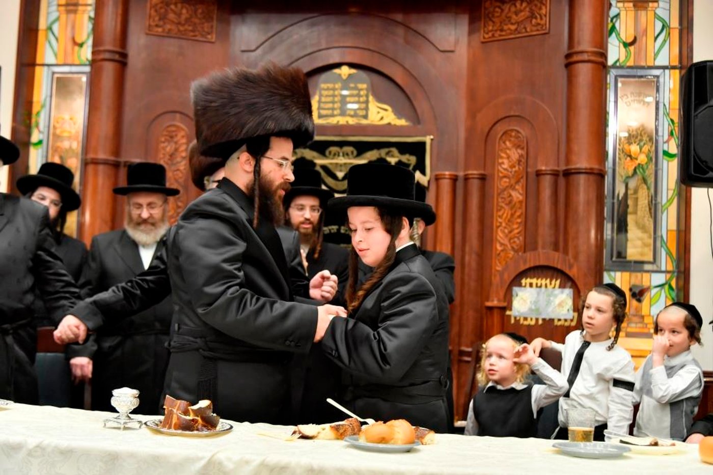 בבוהוש חגגו בר מצווה לנכד האדמו"ר