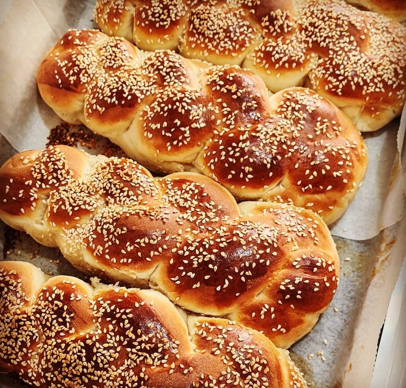 חלות לשבת מקמח כוסמין