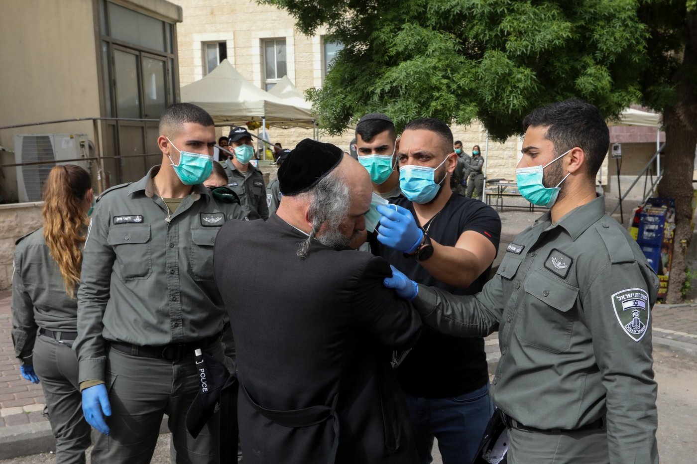בנימין פרידמן בעת מעצרו