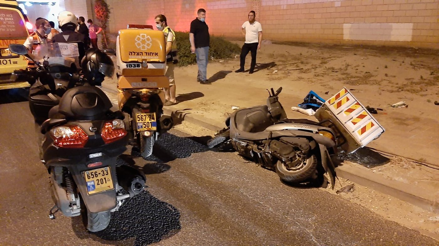 זירת התאונה