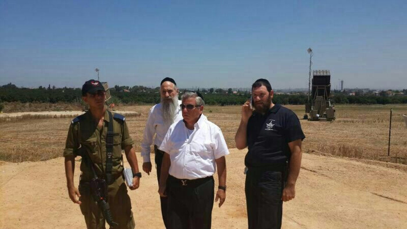 גורביץ ובן דוד ביקרו ב"כיפת ברזל" - בקיץ לפני 6 שנים