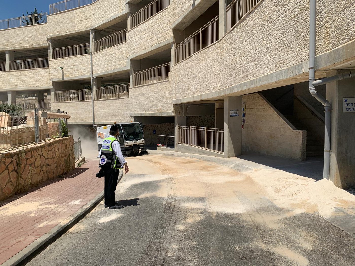 מצמרר: נוזלים מנפטרים נשפכו בהר המנוחות