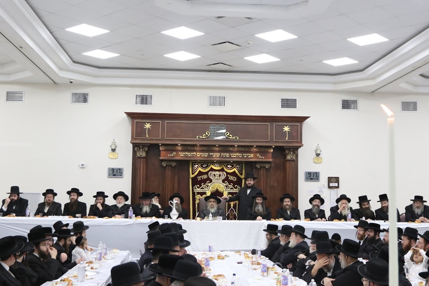 האדמו"ר מסאטמר ערך 'טיש' לחסידיו במונסי