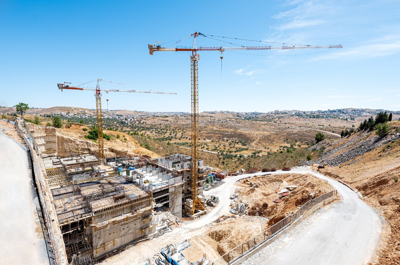 התקדמות הבניה נכון להיום