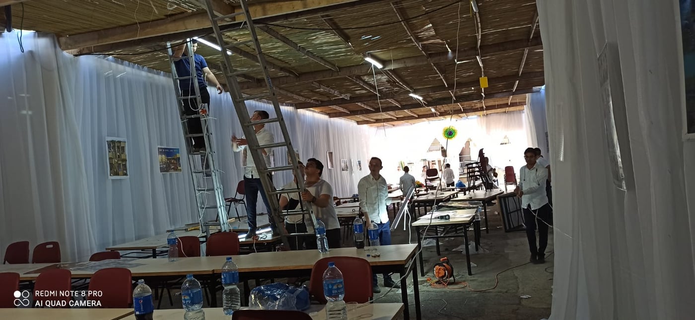 צפו בתיעוד: ישיבת 'היכל יצחק לנדא' הפכה למלונית קורונה
