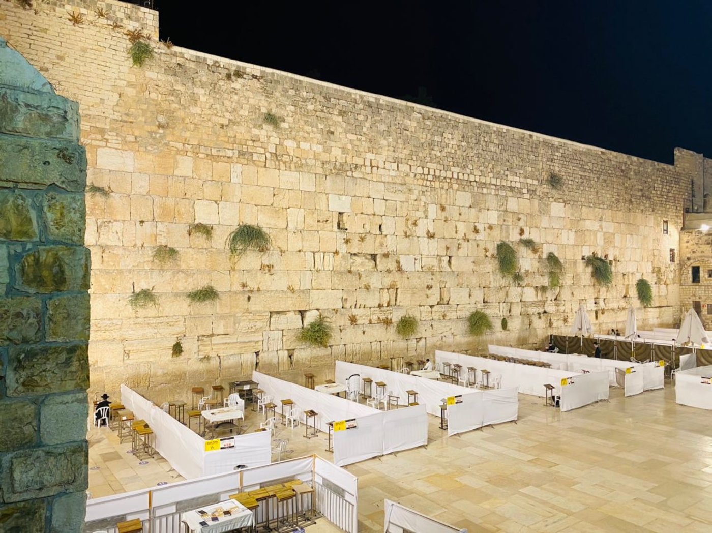 הכותל המערבי, בימי הסגר; תיעוד מיוחד