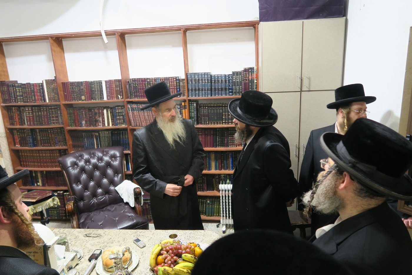 האדמו''ר מפיטסבורג בביקור אצל האדמו''ר מהאורנסטייפל