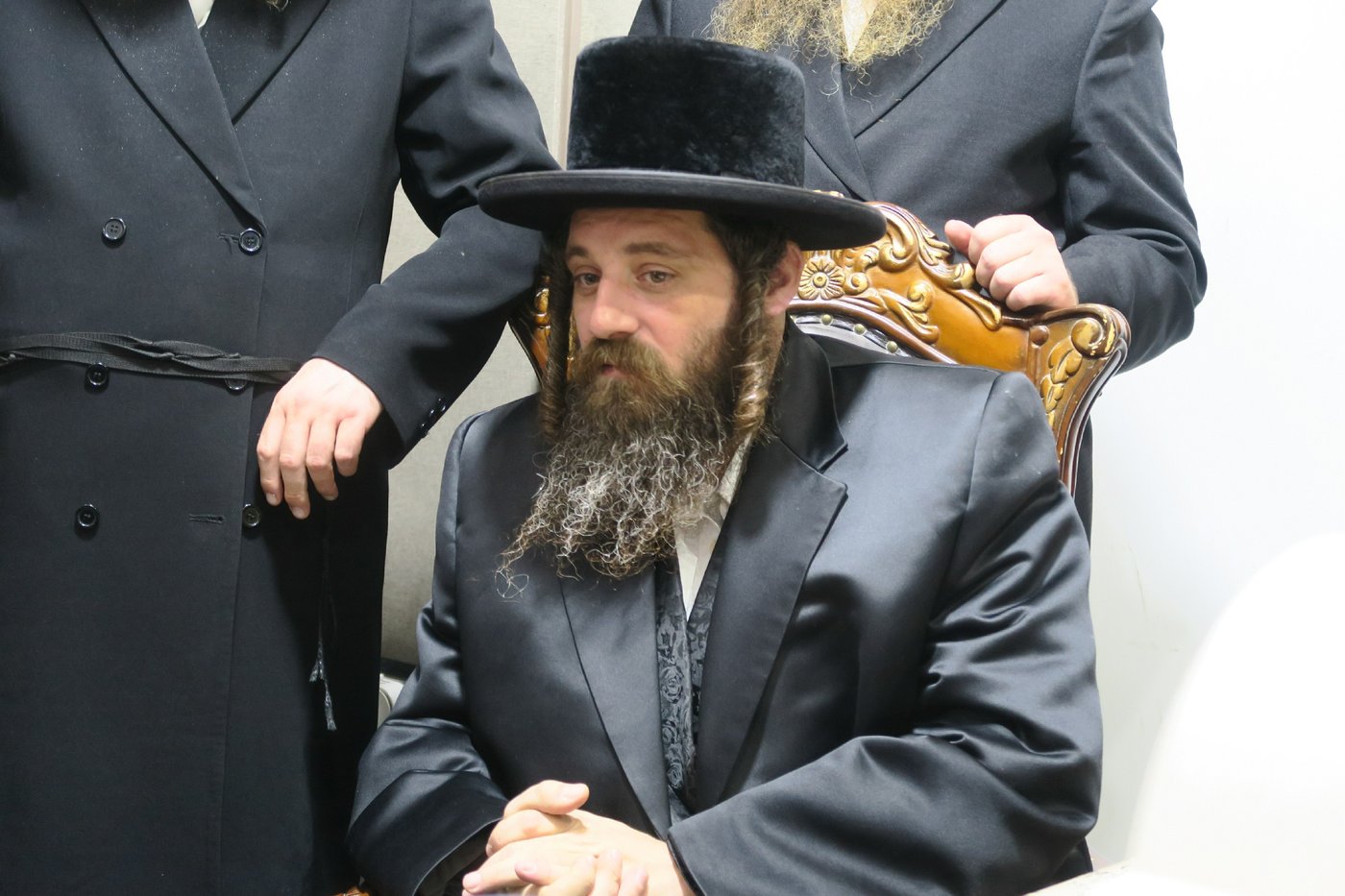 האדמו''ר מפיטסבורג בביקור אצל האדמו''ר מהאורנסטייפל