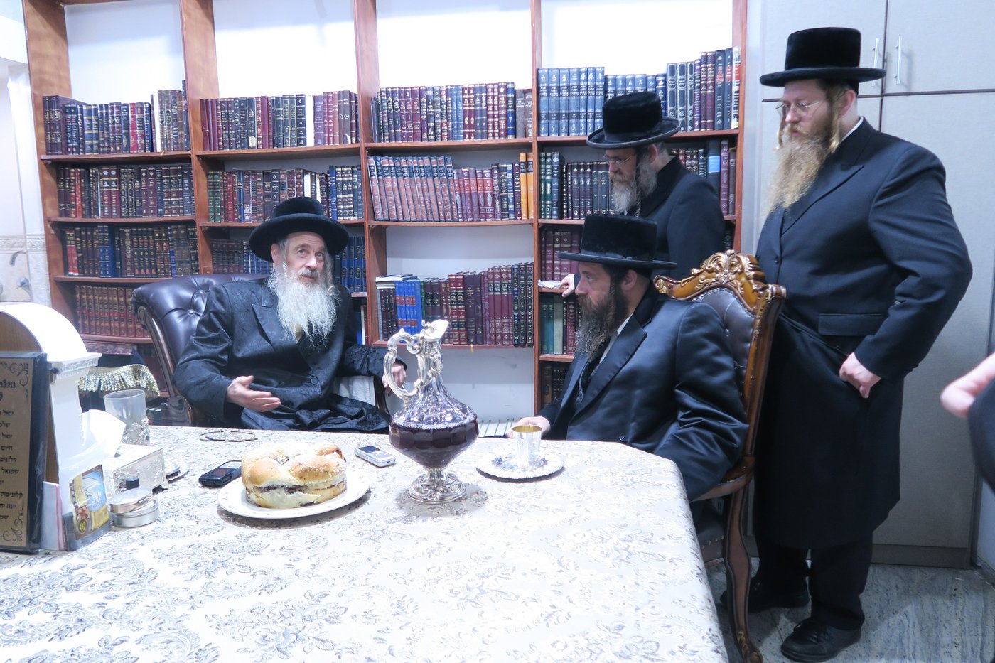האדמו''ר מפיטסבורג בביקור אצל האדמו''ר מהאורנסטייפל