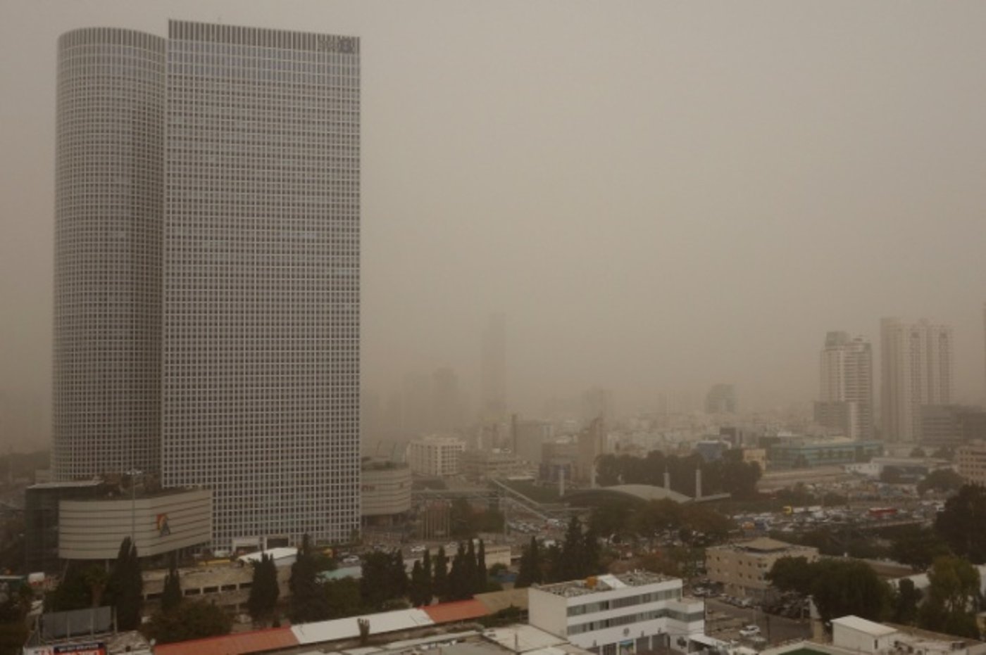 אזהרה חריגה: זיהום אוויר גבוה באזורים רבים
