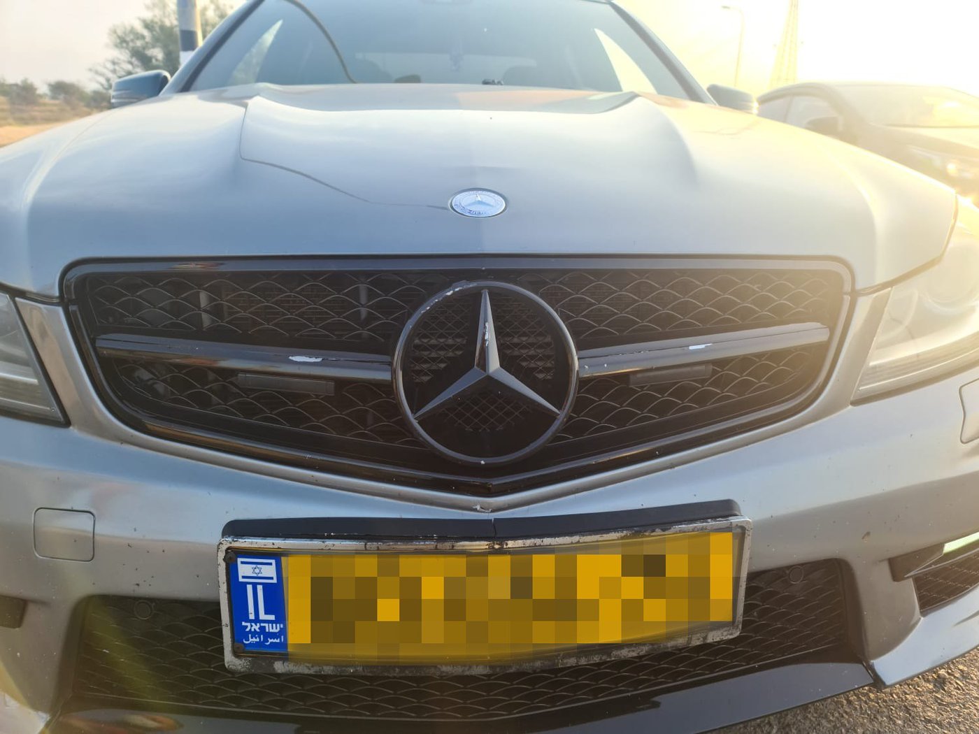 ה"משבש" שהותקן ברכב המרצדס - נתפס