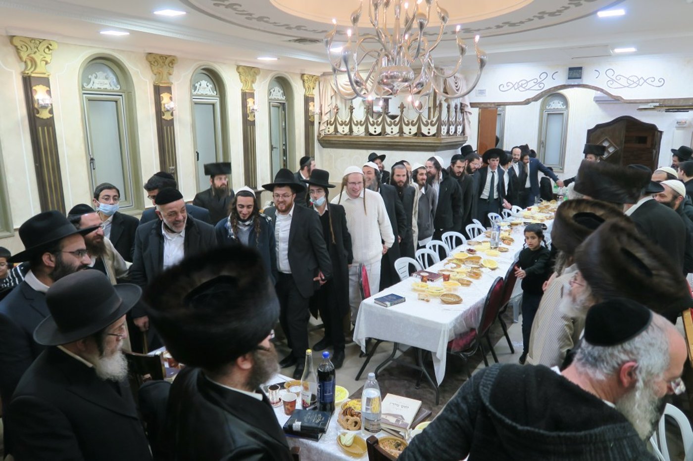 תיעוד: רבני ברסלב חנכו בית מדרש חדש בביתר עילית