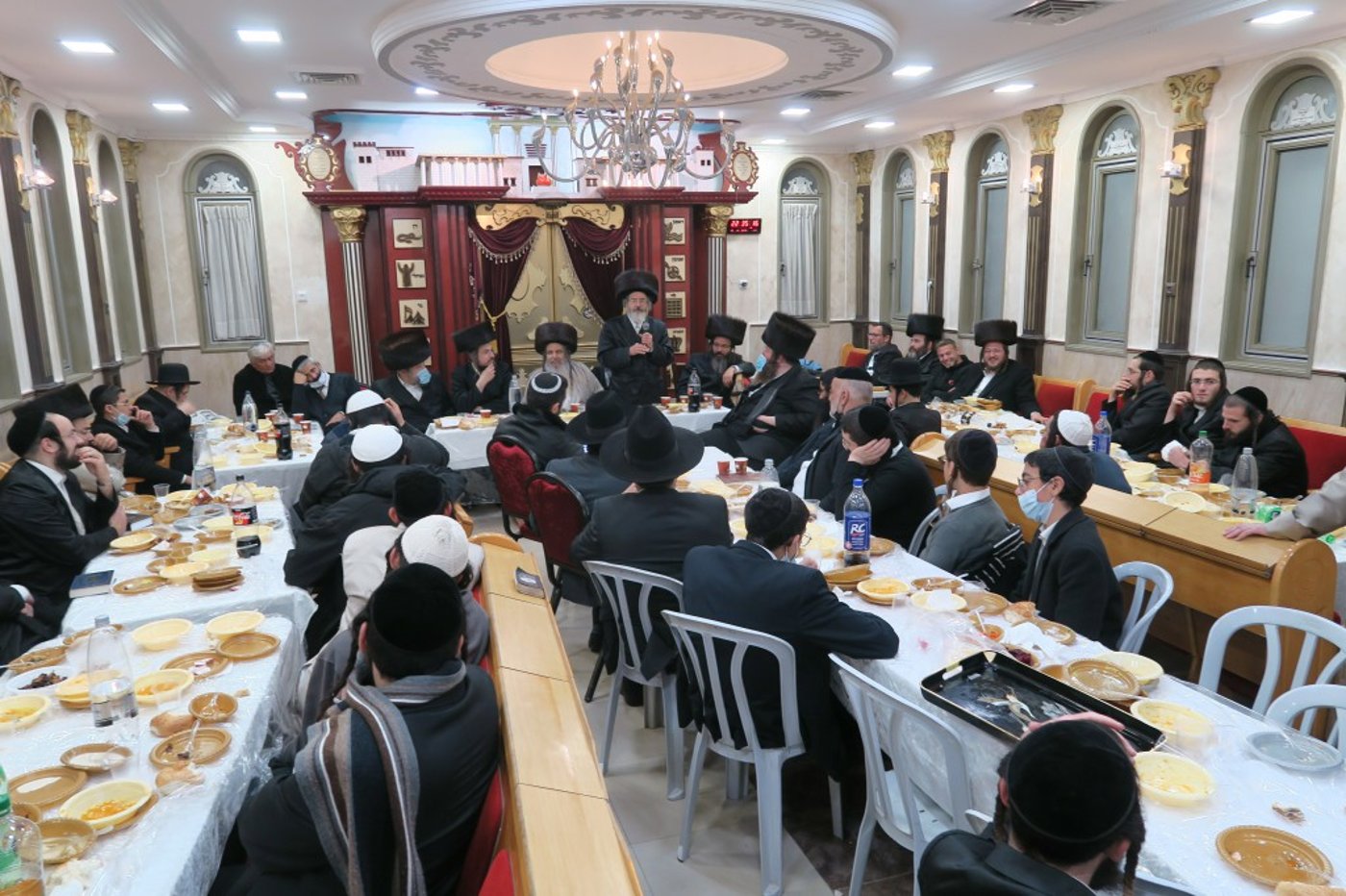 תיעוד: רבני ברסלב חנכו בית מדרש חדש בביתר עילית