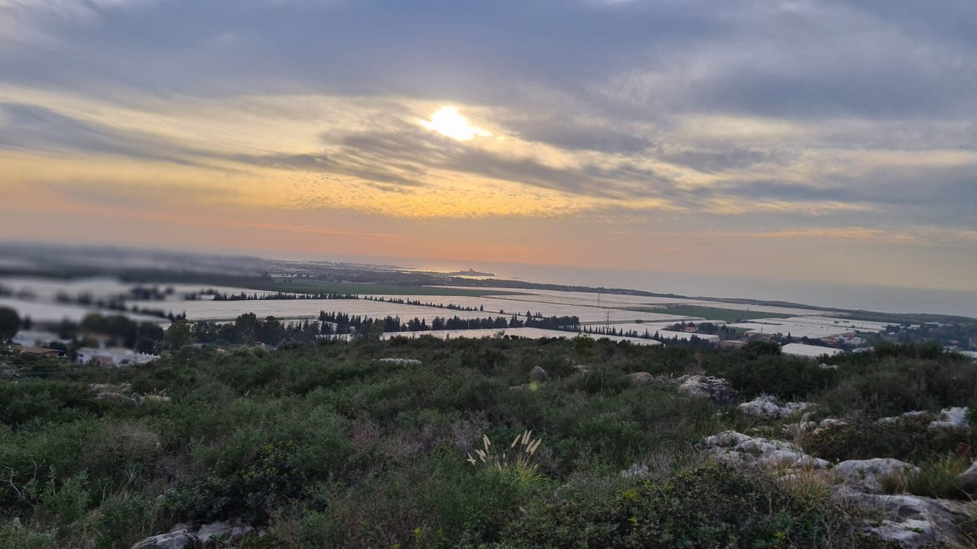 תיעוד עוצר נשימה: השקיעה בהרי הכרמל