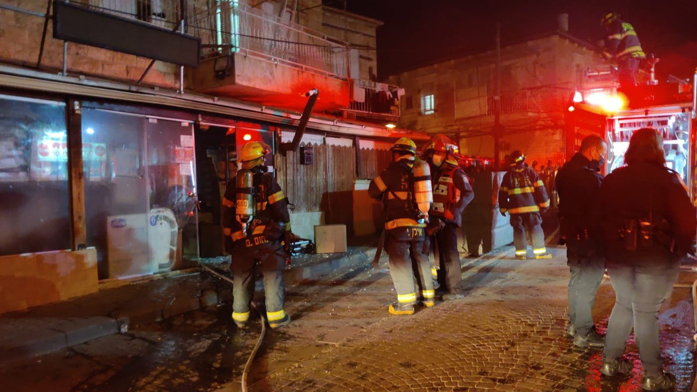 שריפה סמוך ל'זכרון משה'; מספר תושבים פונו • צפו