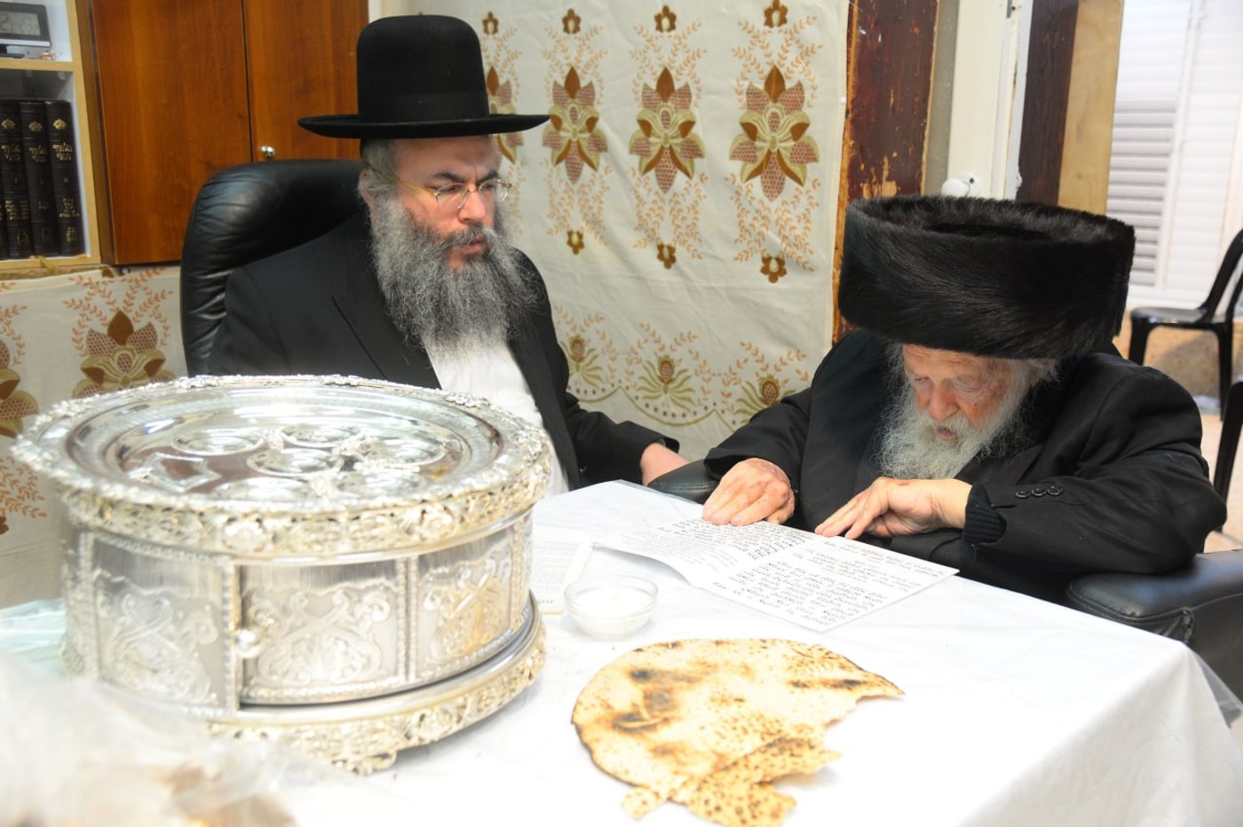 תיעוד: מרן הגר"ח קנייבסקי נפרד מהמצות