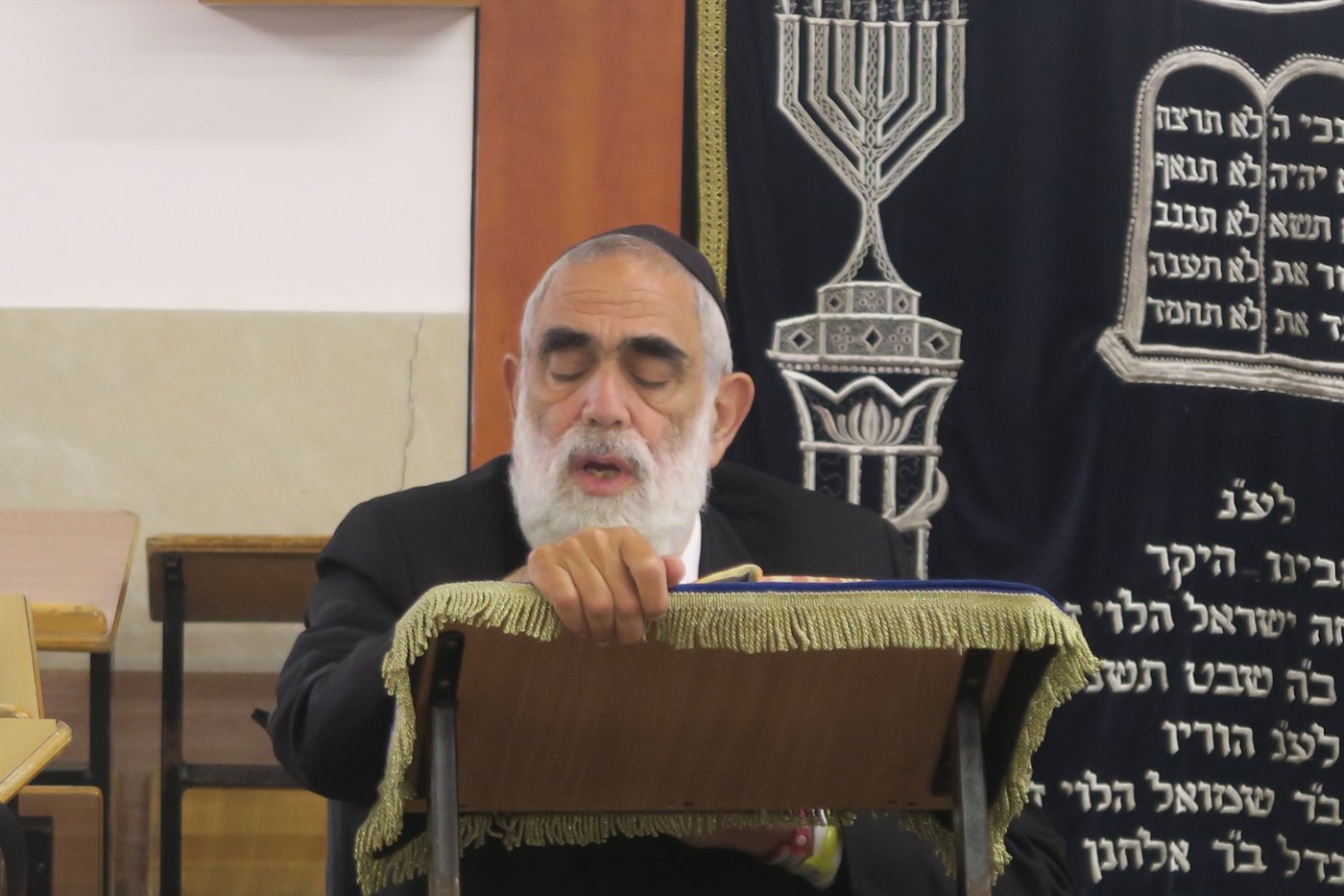לאחר שהחלים: הגר"ח אקרמן מסר שיעור לתלמידיו