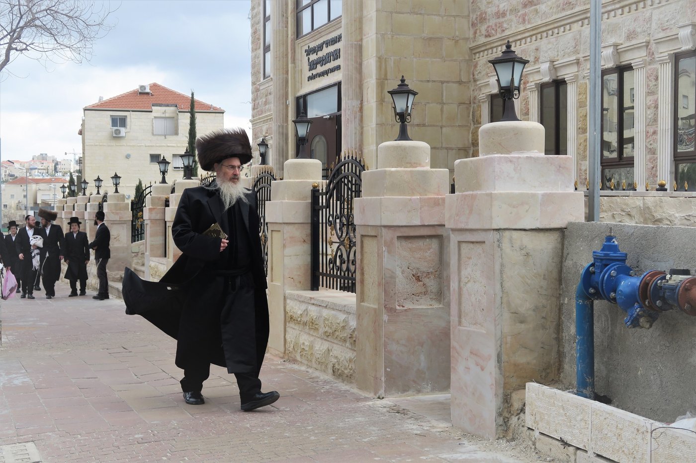 בביתר עילית: הרבי מהארנסטייפל בברכת האילנות