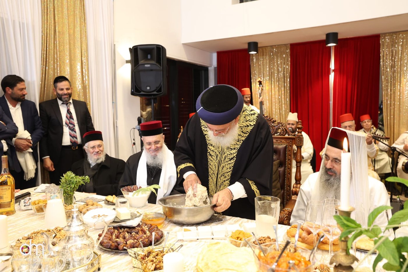 המימונה של הראשון לציון הגר"ש עמאר. צפו