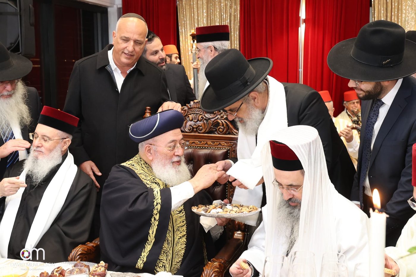 המימונה של הראשון לציון הגר"ש עמאר. צפו
