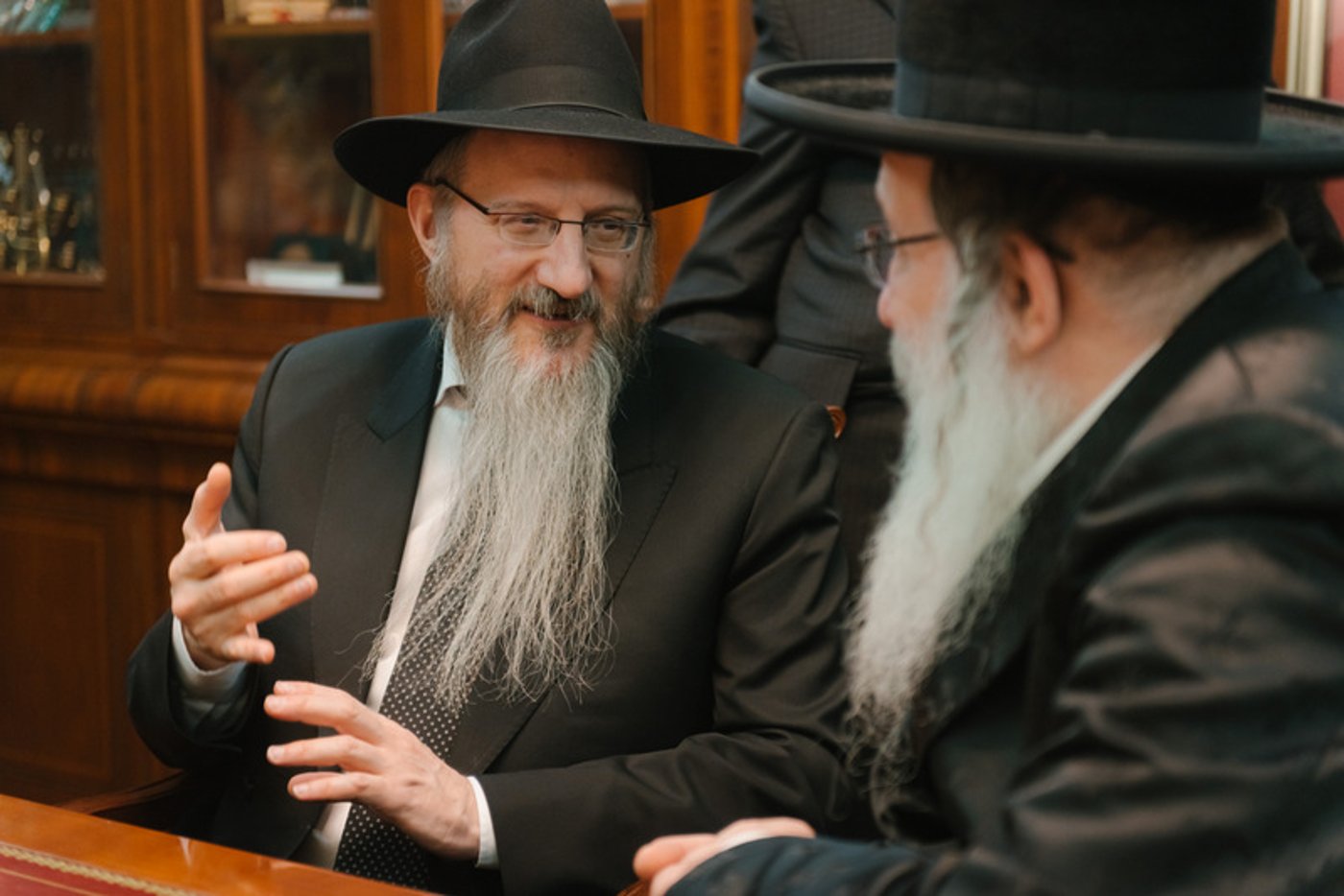 האדמו"ר העלה זיכרונות והתרגש מהילדים הרוסים