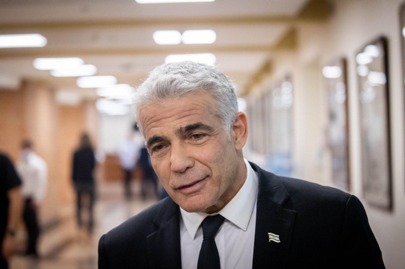 יו"ר יש עתיד, יאיר לפיד. דורש את המנדט אצלו