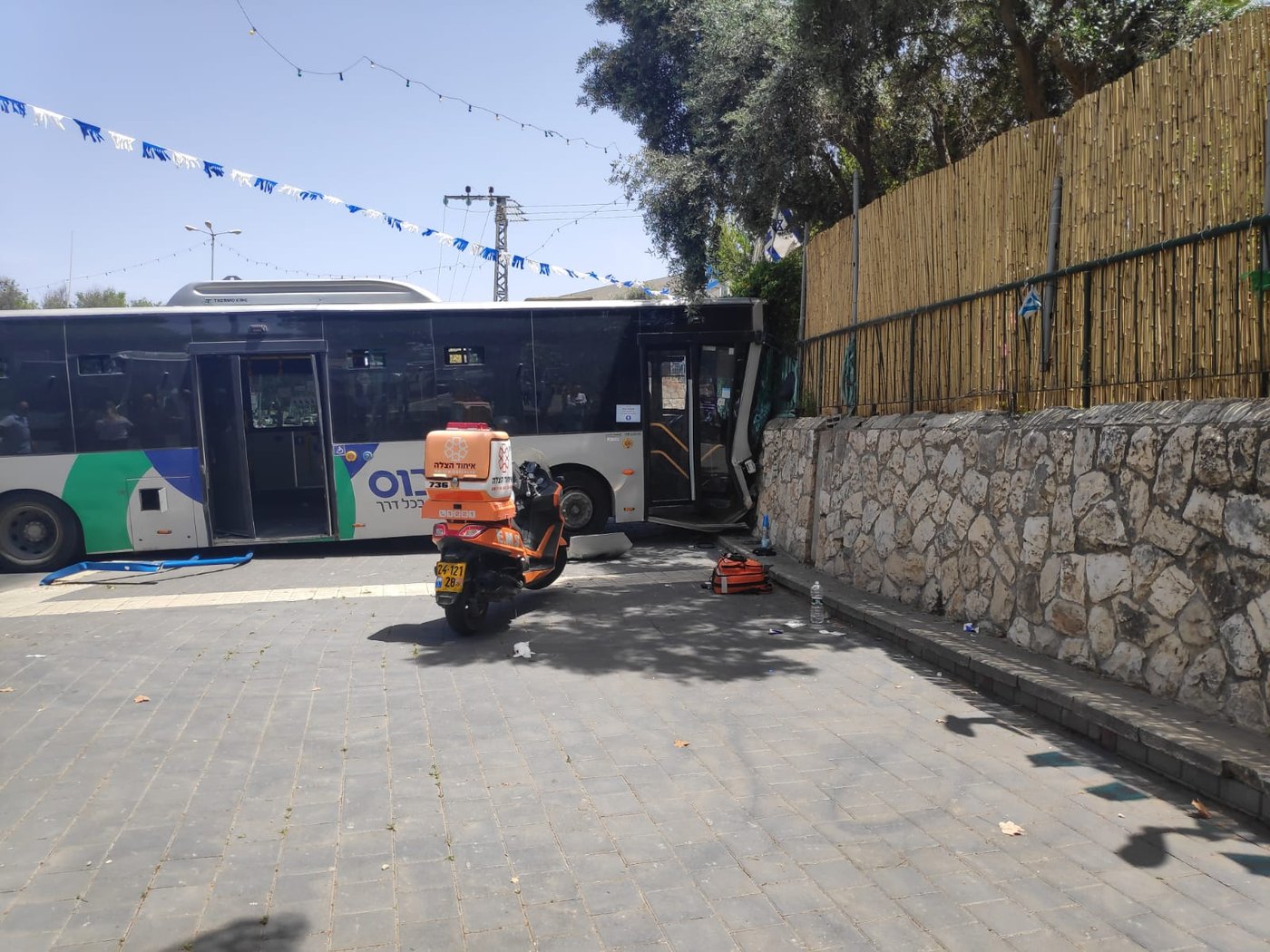 זירת התאונה בבית שמש