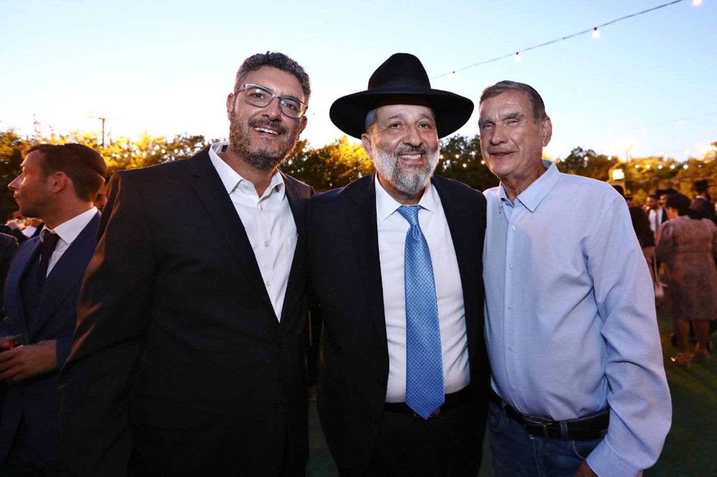 אריה דרעי חיתן את בת הזקונים, כולם השתתפו